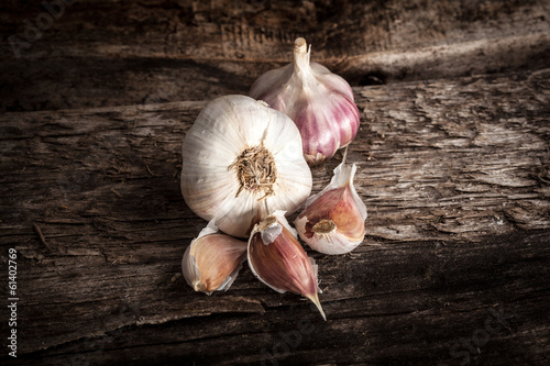 Orgsnic garlic photo