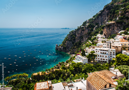 Picturesque Amalfi coast. Positano, Italy