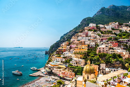 Picturesque Amalfi coast. Positano  Italy