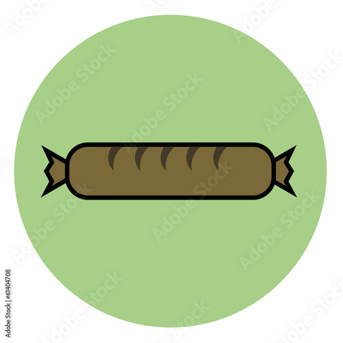 wurst illustration vektor