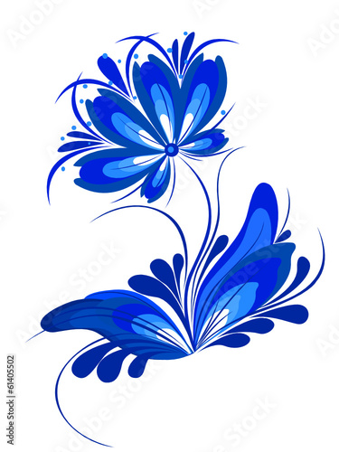 hand drawn illustration in Ukrainian folk style