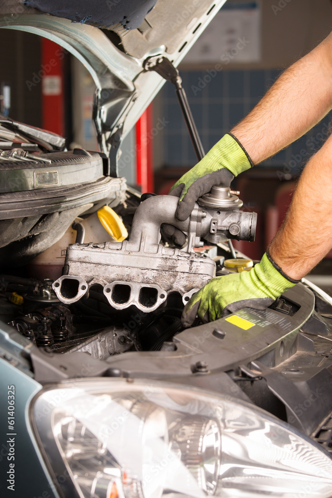 Fototapeta premium Auto Repair Shop
