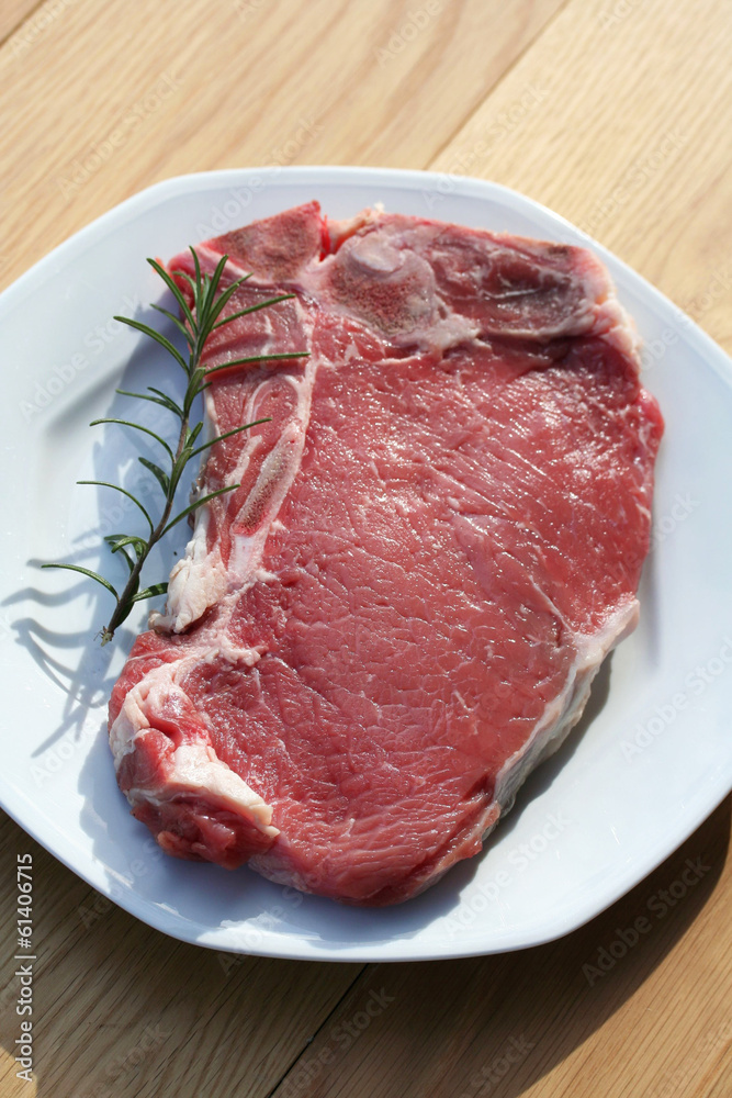 Fototapeta premium costata di manzo_ carne