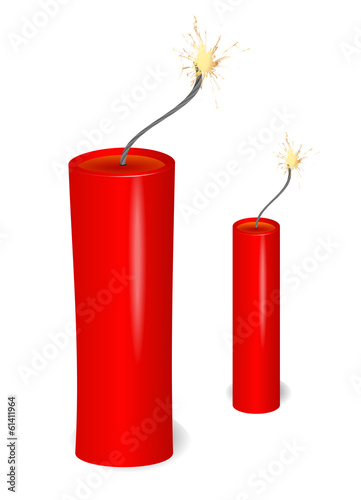 flaming dynamite