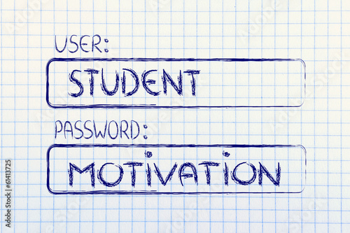 user Student, password Motivation