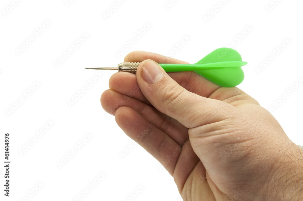 Hand with dart Hand with dart