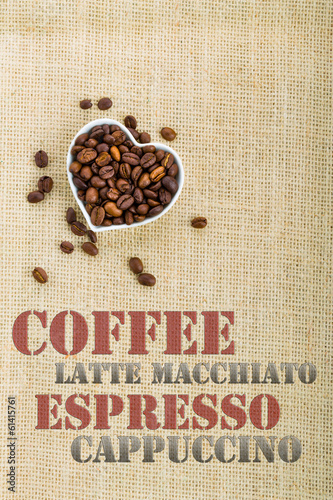 Foto Kaffee Schild