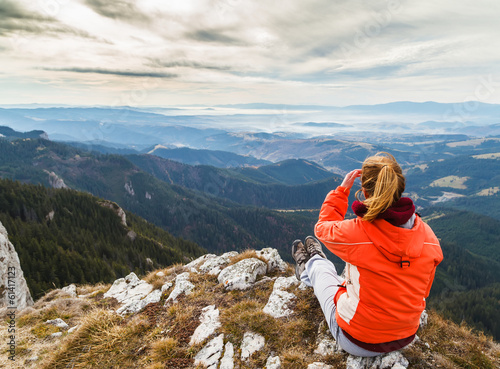 Admiring the majestic view