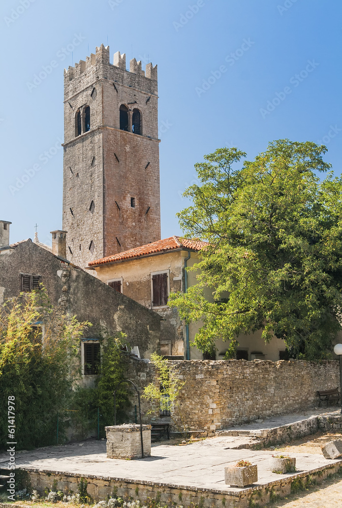 Old bell tower in Motovun - 2