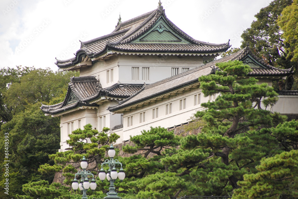 Naklejka premium Pałac Cesarski w Tokio
