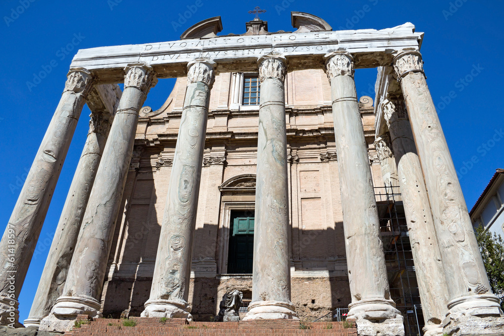 The church of San Lorenzo in Miranda in the Forum Roman The church of San Lorenzo in Miranda in the Forum Roman
