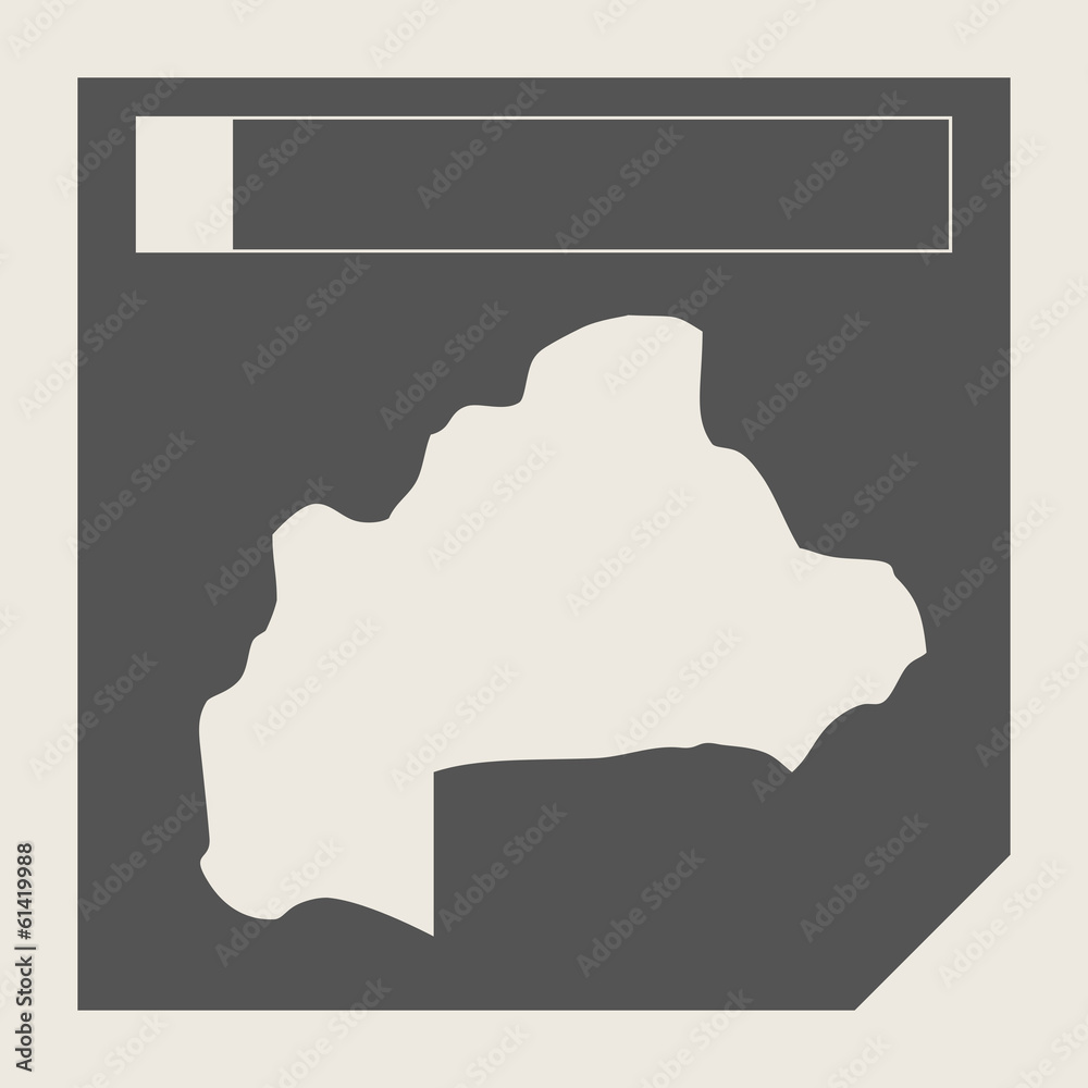 Burkina map button