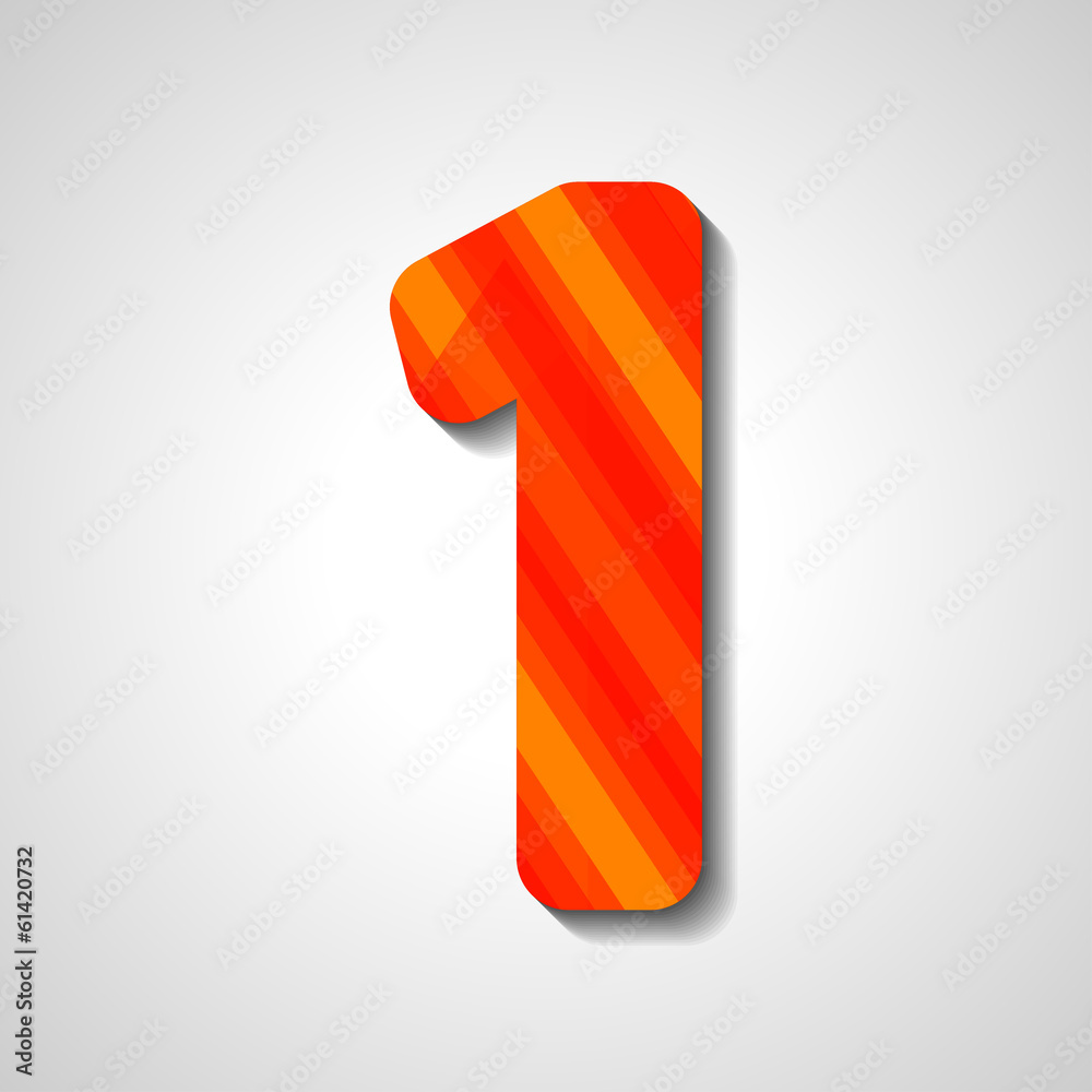 abstract illustration, number collection - 1 abstract illustration, number collection - 1