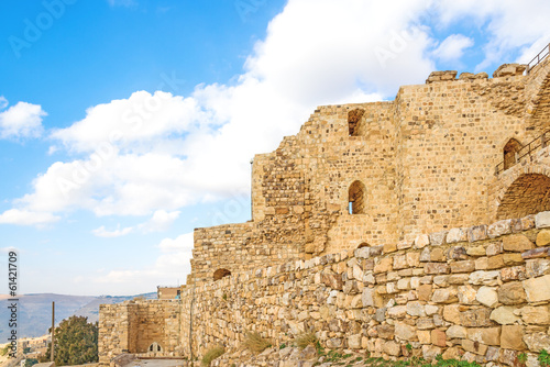 The Kerak Castle in Al Kerak  Jordan.