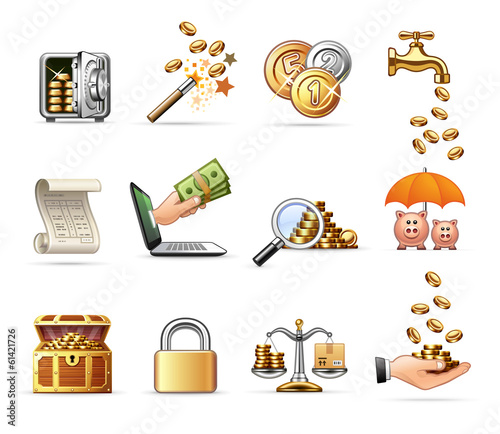 Money and Finance - Harmony Icon Set 08