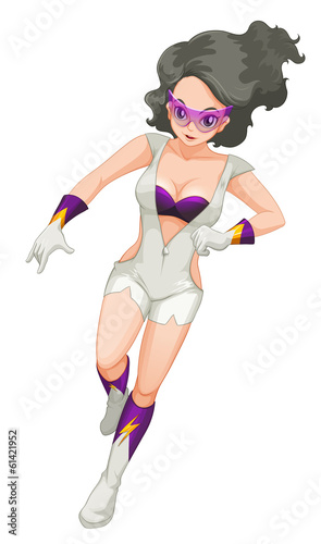 A pretty superhero