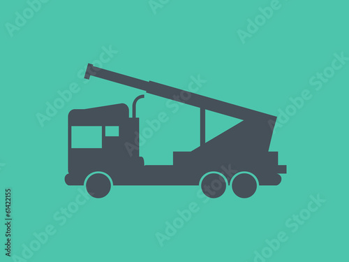 Transportation Flat Icon. Vector Pictogram. EPS 10.