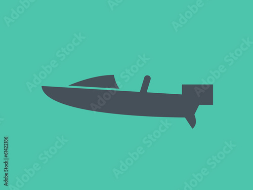 Transportation Flat Icon. Vector Pictogram. EPS 10.