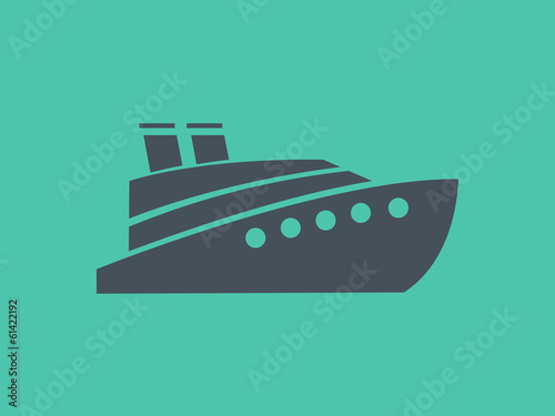 Transportation Flat Icon. Vector Pictogram. EPS 10.