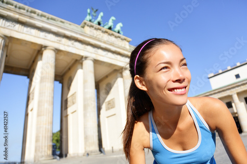 Photography Runner woman running in Berlin, Germany
