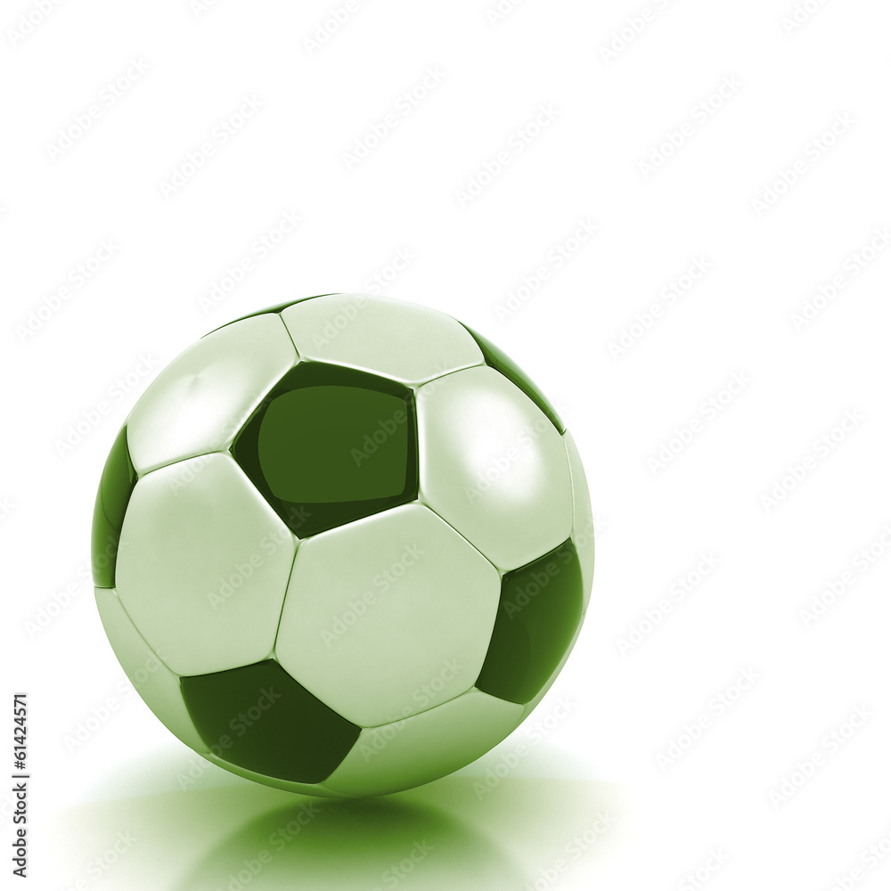 Fototapeta premium soccer ball isolated white background