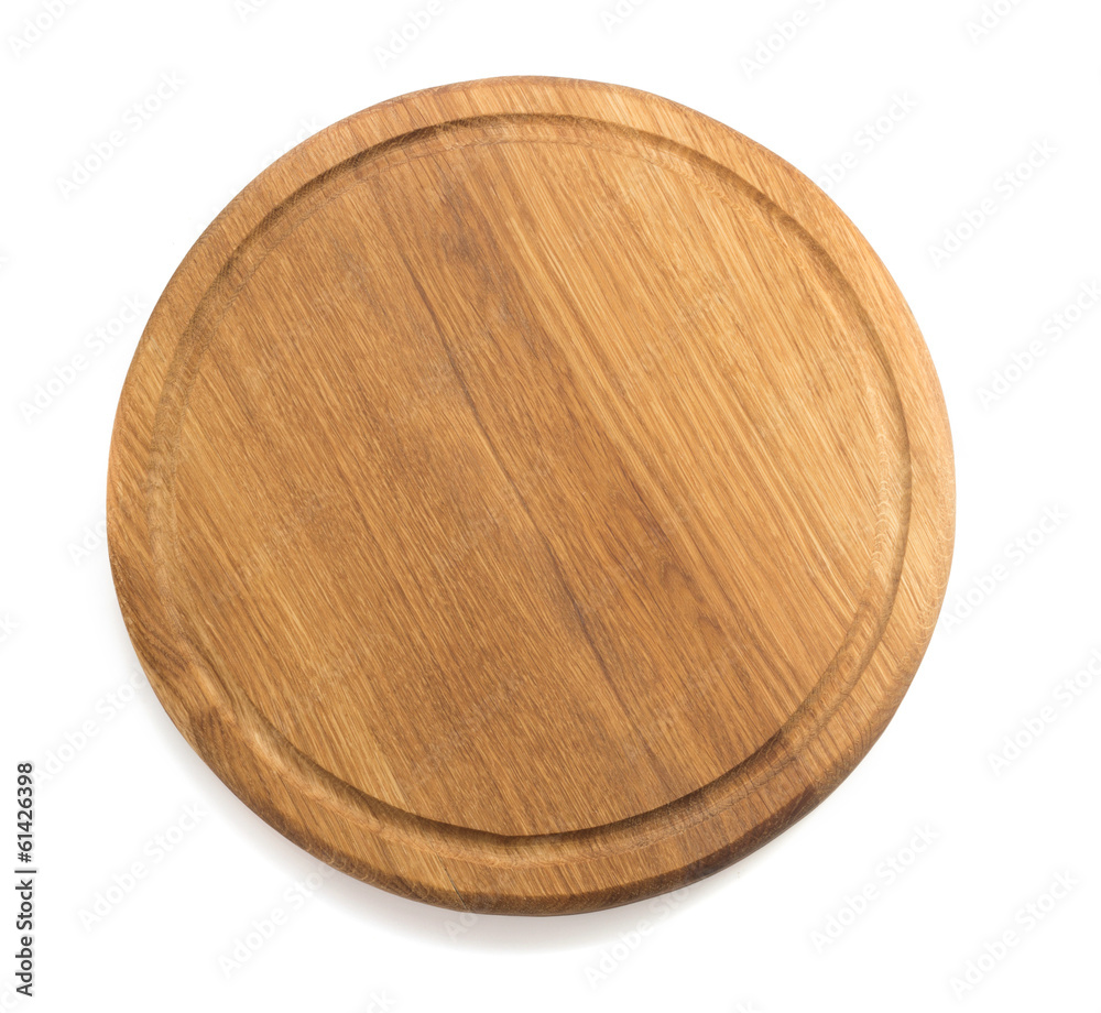 cutting board on white