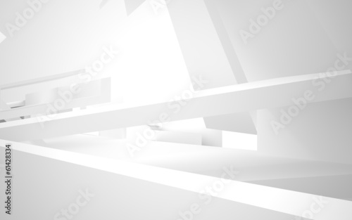 Abstract Architecture. abstract white building on a white backgr