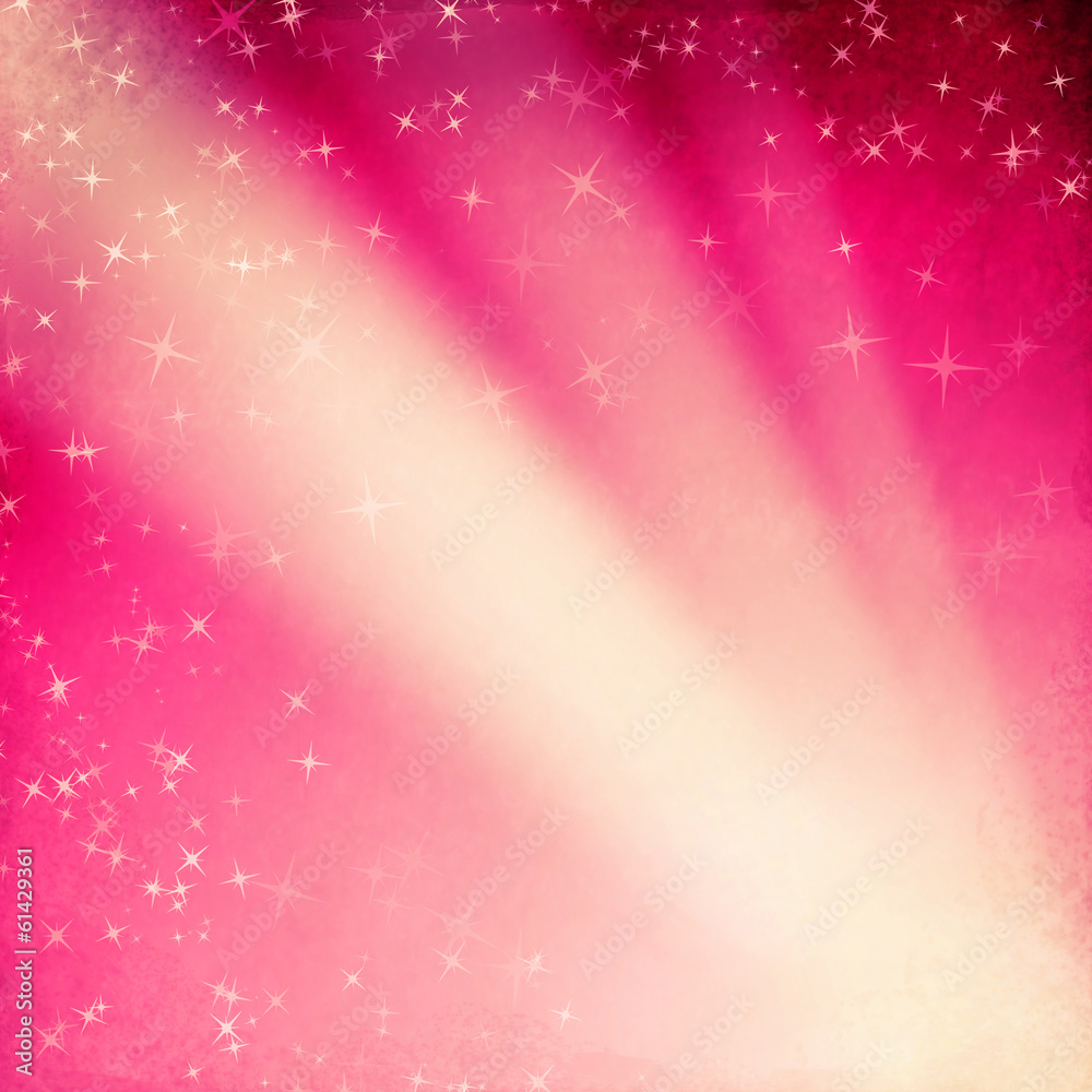grunge background with stars and rays