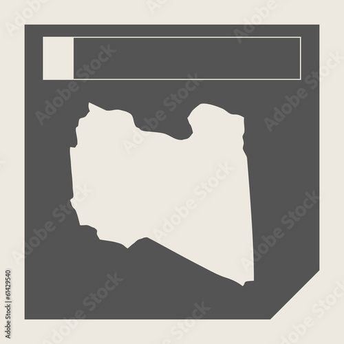 Libya map button
