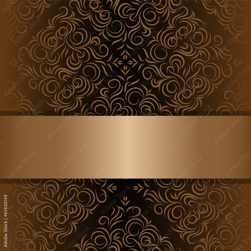 seamless background.damask pattern.invitation card