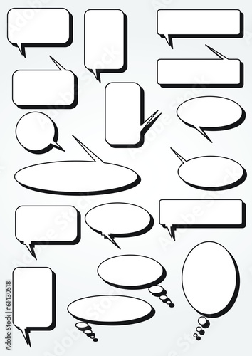Speech bubbles - Illustration
