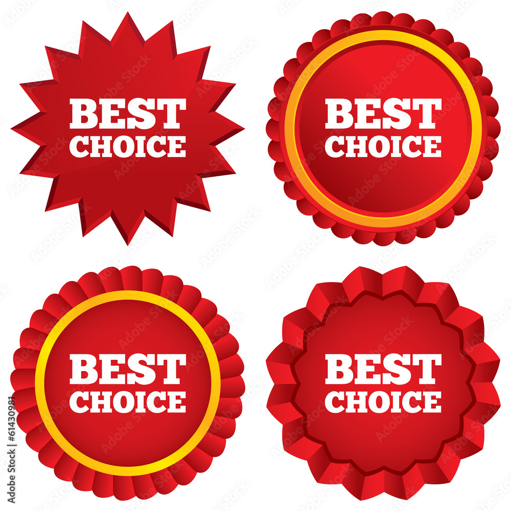 Best choice sign icon. Special offer symbol. Best choice sign icon. Special offer symbol.