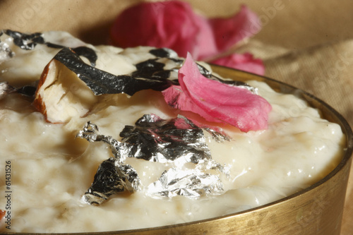 Firni - Rice Pudding – a dessert from Indian Subcontinent photo