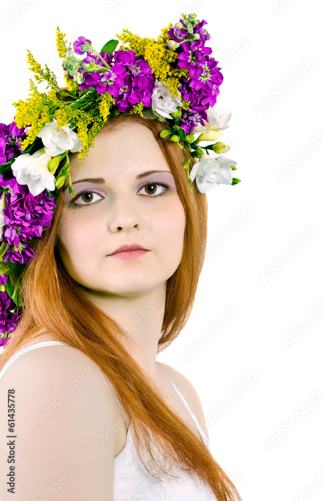 Naklejka premium Beautiful young woman