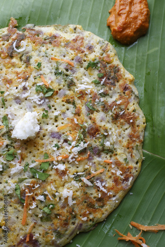 Dal Adai Dosa - a dish from Tamil Nadu. photo