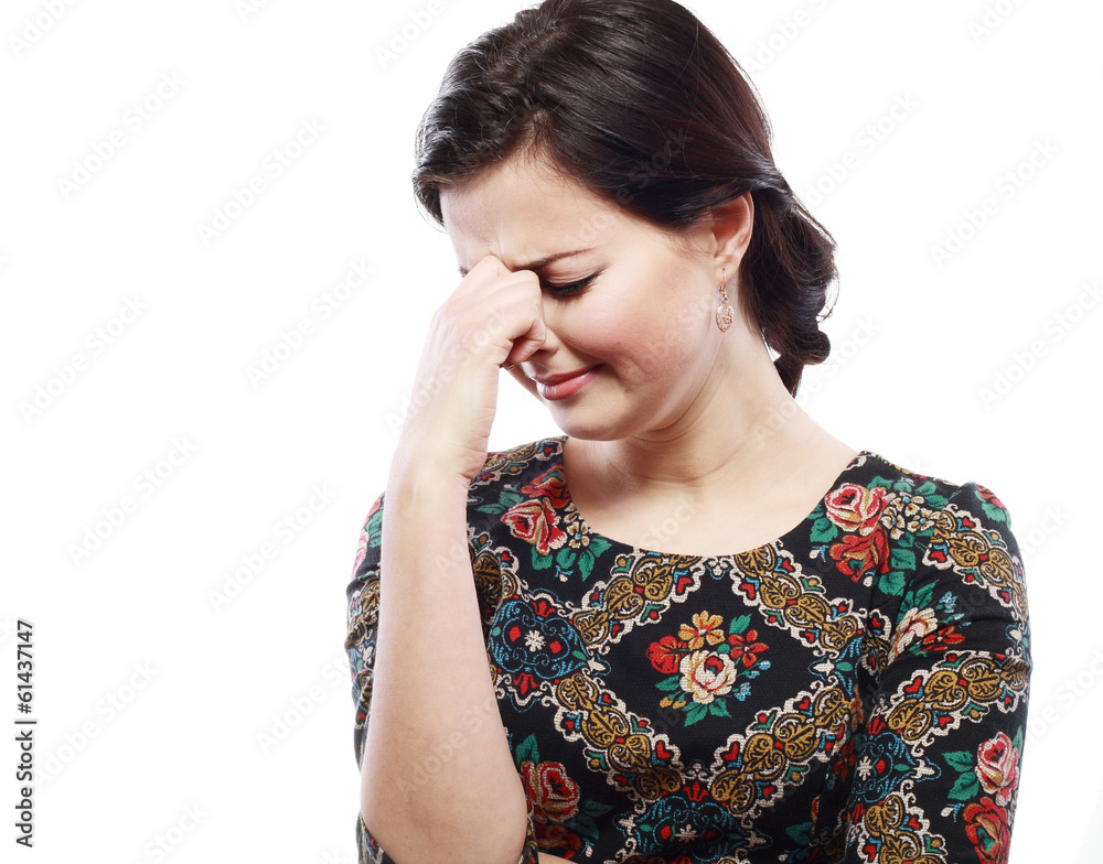 woman with headache woman with headache