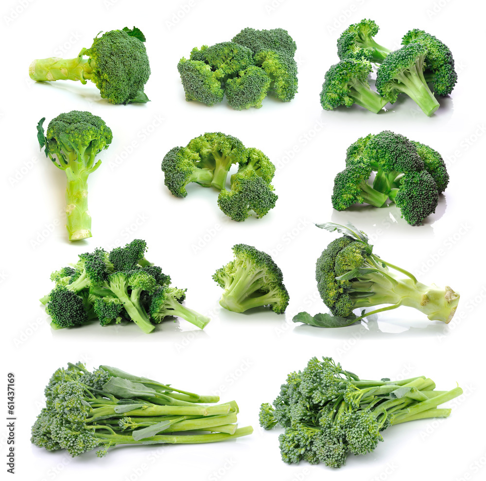 Broccoli isolated on white background Broccoli isolated on white background