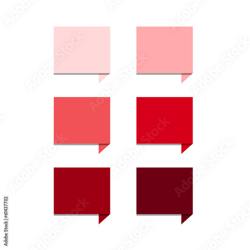 Free Download Red set square speech bubbles - GFXLoad