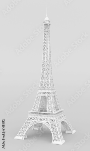 White Eiffel Tower
