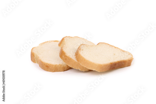 Sliced brown bread.
