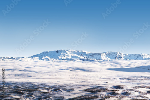 Icelandic ice desert landscape © mur162