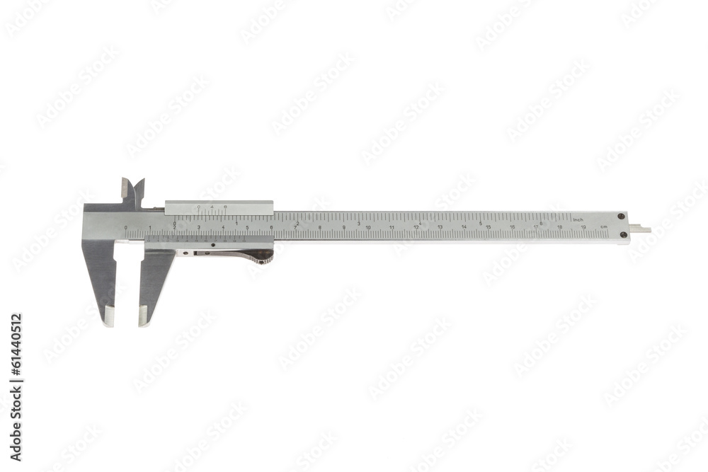 Caliper on white Caliper on white