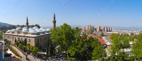 View from Bursa city, Turkey photo