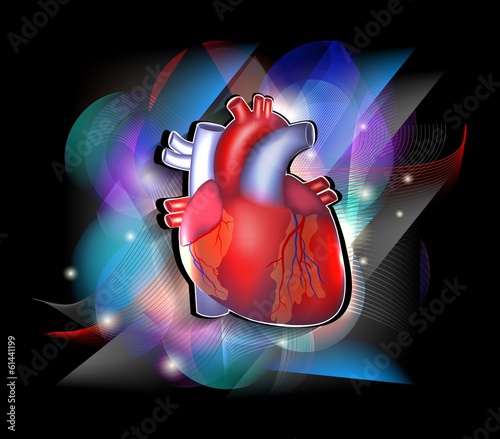 Colorful cardiology design