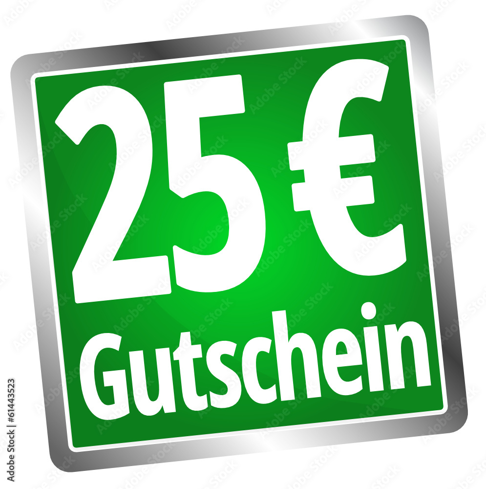 25 Euro Gutschein 25 Euro Gutschein