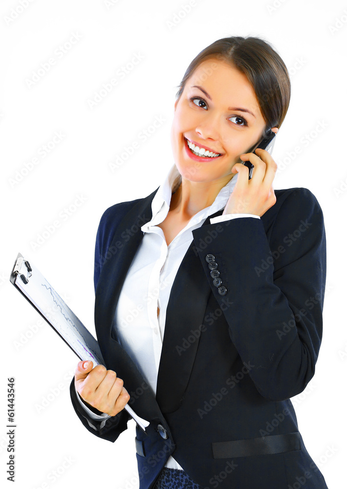 Beautiful smiling business woman Beautiful smiling business woman