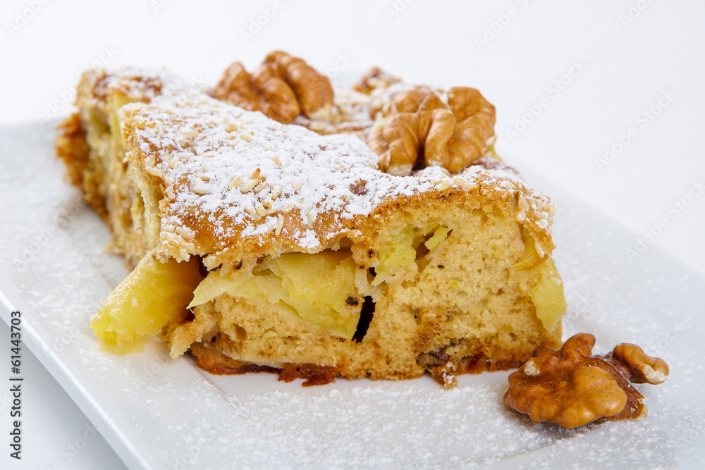 slice of tasty homemade apples pie slice of tasty homemade apples pie