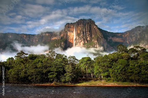 Angel Falls in the morning light photo