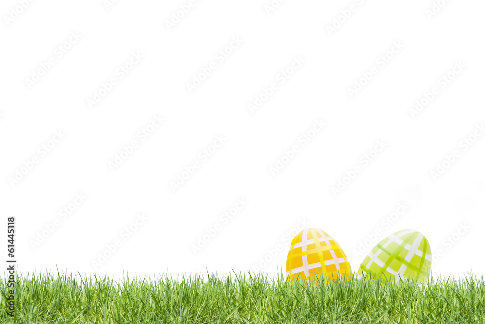 Ostereier im Gras Ostereier im Gras