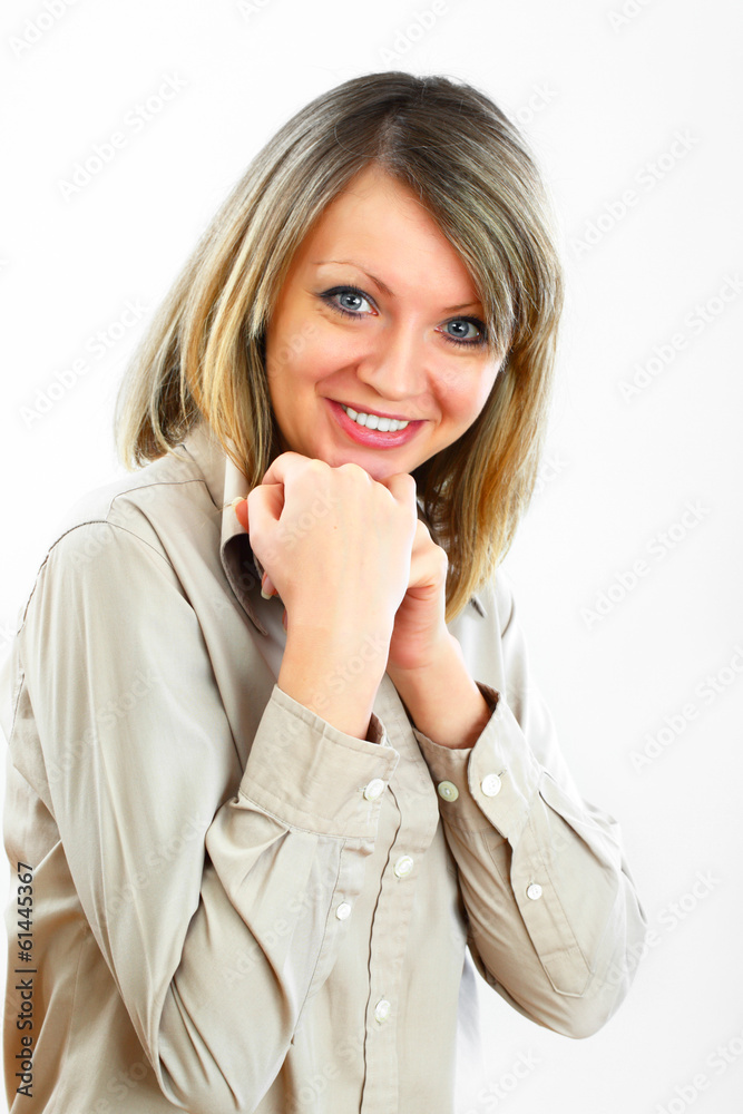 Portrait of smiling woman Portrait of smiling woman